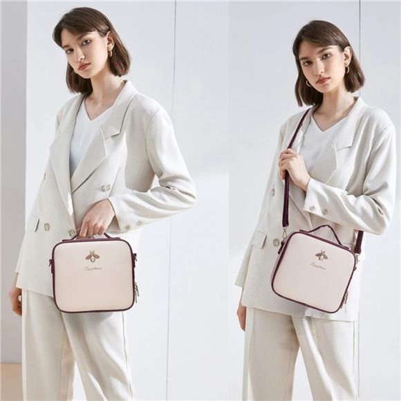 Travel Makeup bag for Brushes and Cosmetic Organizer Storage for Toiletry - Picture 7 of 9